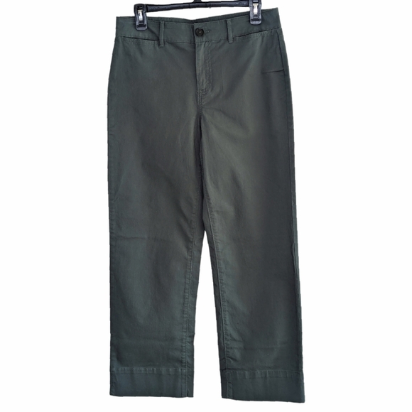 Loft Women's Olive Green Cotton Spandex Pants NWT Size 4 - Picture 11 of 11